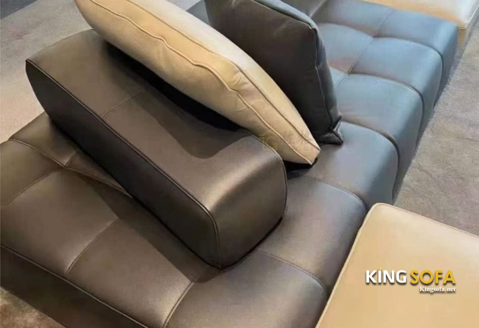 Mẫu Sofa Ý Giá Thành Rẻ – Đẳng Cấp Châu Âu Trong Tầm Tay 5 Hình Ảnh - Chất Liệu Da Bò Ý