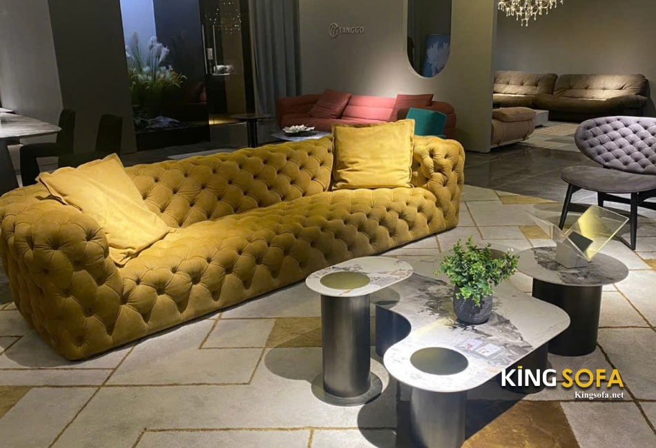 Mẫu Sofa Ý Giá Thành Rẻ – Đẳng Cấp Châu Âu Trong Tầm Tay 7 Hình ảnh - Sofa nỉ nhung