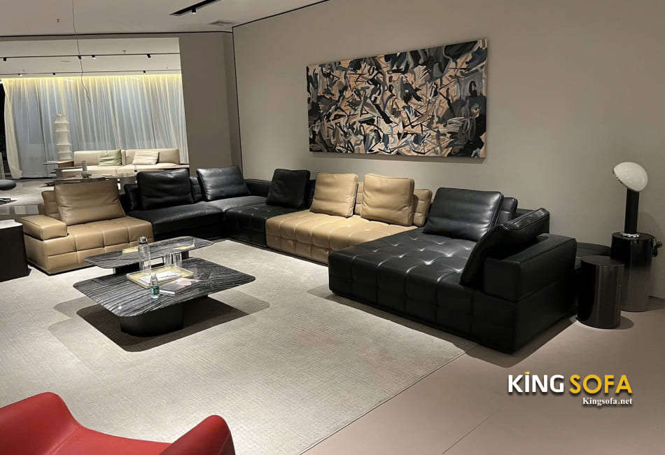MẪU SOFA DA PHÙ HỢP VỚI NHIỀU CHUNG CƯ – GỢI Ý TỐT NHẤT CHO KHÔNG GIAN SỐNG HIỆN ĐẠI 6 mẫu sofa lớn phù hợp chung cư 100m2